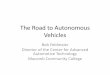 The Road to Autonomous Vehicles - … · Advantages of Redundant Sensor Fusion References: 1 Hall, David L., “Mathematical Techniques in Multisensor Data Fusion", Artech House Information