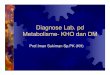 Diagnose Lab. pd Metabolisme- KHO dan DM - …ocw.usu.ac.id/.../1110000095-metabolism-system/...kho_dan_dm.pdf · Interpretasi pem.glukosa darah Hyperglicemia bila GDP > 125 mg/dl