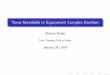 Torus Manifolds in Equivariant Complex Bordismmasuda/toric2014_osaka/Darby(slide).pdf · Torus Manifolds in Equivariant Complex Bordism ... Alastair Darby Torus Manifolds in Equivariant