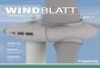 WINDBLATT - Enercon · WINDBLATT 01/11 6 10 Cover 6 New ENERCON E-101/3 MW High efficiency and even further improved availability were key demands for the development of ENERCON’s