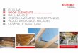 GLULAM ROOF ELEMENTS FOR COMPLETE … Elements... · passion for wood glulam roof elements wall panels cross-laminated timber panels wood and glass facades complete solutions for