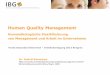 Human Quality Management - dlt dlt-2015. von Management und Arbeit im Unternehmen ... Flexibilisierung