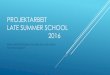 Projektarbeit late summer School 2016 - hs- .spoz ovgu Goodfe Google-Su( CD spoz ovgu X