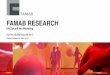 FAMAB RESEARCHfamab.de/blog/wp-content/uploads/2016/04/FAMAB_Research_2015... · Klassische Werbung ohne Online-Werbung, Online Kommunikation, Nicht-Klassische Werbung, Direkte Wirtschaftskommunikation/Live