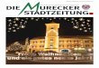 Frohe Weihnachten und ein gutes neues Jahr - .Amtliche Mitteilung der Stadtgemeinde Mureck, Ausgabe