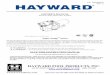 Hayward Super Pump™ Series - Owner's Manualbluefinpools.com/.../Hayward-Super-Pump-Series-Owners-Manual.pdf · installation, operation, and safe use of this pump that must be furnished