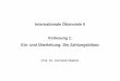 Internationale Ökonomie II Vorlesung 1: Ein- und ... · Internationale Ökonomie II Vorlesung 1: Ein- und Überleitung: Die Zahlungsbilanz Prof. Dr. Dominik Maltritz