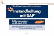 2-tägige Intensivworkshops: „SAP R/3 PM in der ... · KL Zur Person • 1988 – 2001 bei der SAP AG, Walldorf – 10 Jahre PM/CS-Beratung in mehr als 60 Kundenprojekten – 3