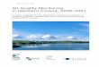 Air Quality Monitoring in Northern Ireland, 2000-2001 · AEAT/ENV/R/1260 Issue 1 Air Quality Monitoring in Northern Ireland, 2000-2001 A report produced for the Department of the