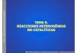 TEMA 9. REACCIONES HETEROGÉNEAS NO … · Tema 9 –Reacciones Heterogéneas No Catalíticas 2 OCW ©Rubén López Fonseca –Departamento de Ingeniería Química –Universidad