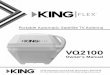 VQ2100 - KING · VQ2100 Owner’s Manual 11200 Hampshire Avenue South, Bloomington, ... The KING Flex portable satellite antenna will easily lock onto the appropriate satellites 