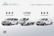 light commErcial VEhiclEs - Hyundai Light Commercial... · (&/6*/&"$$&4403*&4 508#"3 The Genuine Hyundai H100 Tow Bar is specifically designed to follow the form and function of the