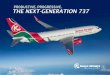 PRODUCTIVE. PROGRESSIVE. THE NEXT-GENERATION 737 … · 2 3 THE NEXT-GENERATION 737 LEAD WITH CONFIDENCE Progressive The very nature of the Next-Generation 737 is to be progressive