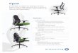 Cpod - Allseating · Cpod A trailblazer in ergonomic seating innovation. Dynamic technology combined with an array of fabric or leather seat options, Cpod rede5nes the