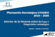 Planeación Estratégica UTADEO 2020 · Pag - 5 Resultados Fase I: Diagnóstico Estratégico ... 160 n.d. Privada Universidad El Bosque 151 - 160 Privada Universidad ICESI 151 - 160