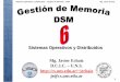 Sistemas Operativos y Distribuidos Mg. Javier Echaiz …cs.uns.edu.ar/~gd/soyd/clases/06-GestionMemoria-DSM.pdf · Sistemas Operativos y Distribuidos – Gesti ón de Memoria -DSM