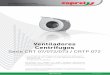 Ventiladores Centrífugos - coprel.com€¦ · • ventilador centrífugo de simple aspiración; • motor monofásico de 2 anillos de desfase seguro en caso de impedancia, construido