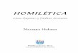 Homilética - iglesiaemanuelsion.orgiglesiaemanuelsion.org/wp-content/uploads/2012/08/Homilética.pdf · Cómo Preparar y Predicar Sermones HOMILÉTICA ... Apéndice: Ejemplos de