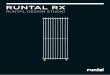 Runtal RX - Interempresas: Ferias Virtuales y … · Runtal RX. la ligereza del calor. los estilizados tubos de sección oval plana confieren a este radia- ... del radiador en la