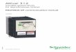 ATV312 PROFIBUS DP S1A10386 01 - schneider-electric.com · S1A10386 10/2009 9 Hardware setup Install the card in ATV312 as follows: 1. Open the ATV312 front cover. 2 & 3. Remove the