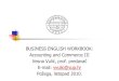 BUSINESS ENGLISH WORKBOOK: AccountingandCommerceIII Vesna ... BUSINESS ENGLISH WORKBOOK: AccountingandCommerceIII