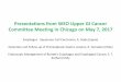 Presentations from WEO Upper GI Cancer Committee Meeting ... · Presentations from WEO Upper GI Cancer Committee Meeting in Chicago on May 7, 2017 Esophagus - Squamous Cell Carcinoma,