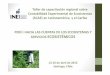 02Taller Regional Ecosistemas - UNSD — Welcome · PDF fileTaller de capacitación regional sobre Contabilidad ExperimentalContabilidad Experimental de de Ecosistemas Ecosistemas