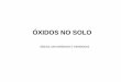 ÓXIDOS NO SOLOfisicadosolo.ccr.ufsm.quoos.com.br/downloads/Disciplinas/... · - Óxidos metálicos mais abundantes no solo; - Estrutura básica: empacotamento hexagonal e cúbico