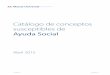Catálogo de conceptos susceptibles de - Mutua … · Catálogo ayudas sociales Catálogo de conceptos susceptible de ayuda social 1. Adecuación del medio 2. Adquisición material