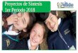 Proyectos de Síntesis 1er Periodo 2018 · conjuntos y números en Inglés y Español mediante narraciones cortas y material didáctico en Mandarín . ... así como el tablero y la