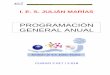 Programación general anual elaborada - IES JULIAN …iesjulianmarias.centros.educa.jcyl.es/sitio/upload/PGA_2017-18.pdf · Programación General Anual Curso 2017 / 2018 Programación