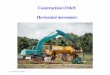 Construction OS&H Horizontal movement · Common hazards with horizontal movement ... and list ten possible causes ... Operators and drivers should check their machine before starting