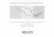 BASE DE DATOS GEOGRÁFICOS - inegi.org.mx · el Proyecto de Modernización de la Actividad Geográfica del INEGI, aprovechando el desarrollo de nuevas ... Esta descripción está