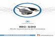 Manual MULTI CONVERSORA DE FORMATOS MC-100intelektron.com/Descargas/productos/Soluciones/ControlAccesos... · La Multi Conversora de Formatos MC-100 de Intelektron permite transformar