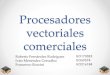 Procesadores vectoriales comerciales - atc. Procesadores vectoriales comerciales. Sistemas paralelos