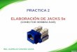 PRACTICA 2 ELABORACIÓN DE JACKS 5e · que cumpla con las normas aplicables. ... •Cable UTP categoría 5e con un conector RJ45 ... •1 pinzas de impacto para ponchar jacks ING