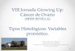 VIII Jornada Growing Up: Cáncer de Ovario - seom.org · • Los tumores de ovario son un grupo de neoplasias diversas por su histogénesis, epidemiología e historia ... tumores