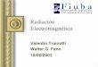 Radiación Electromagnéticamaterias.fi.uba.ar/6654/download/Radiacion Electromagnetica.pdf · 18/06/2003 5 Radiación Electromagnética 3 Ruido galáctico Radiación no térmica
