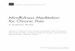 Mindfulness Meditation for Chronic Pain - rand.org€¦ · Mindfulness Meditation for Chronic Pain A Systematic Review Margaret A. Maglione, Susanne Hempel, Alicia Ruelaz Maher, Eric