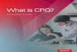 What is CPQ? - cloud. Oracle CPQ Cloud is a robust solution on its own, but when seamlessly integrated