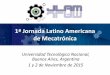 1 Jornada Latino Americana de Mecatr³ .1 Jornada Latino Americana de Mecatr³nica Universidad