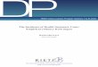 The Incidence of Health Insurance Costs: Empirical ... · 1 RIETI Discussion Paper Series 16-E-020 March 2016. The Incidence of Health Insurance Costs: Empirical evidence from Japan