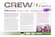 Volume 6 • March 20 0 News from the CREW · News from the CREW CREW, the Custodians of Rare and Endangered Wildflowers, is a programme ... of 2008/2009 was an impor-2 tant one as