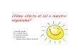 ¿Cómo afecta el sol a nuestro organismo? - ALUSalusevilla.org/wp-content/uploads/2014/05/Como-el-sol-afecta-a... · Papuloescamoso o psoriasiforme En guirnalda o anular C. Lupus
