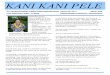 KANI KANI PELE .KANI KANI PELE The Monthly Newsletter of Kailua United Methodist Church Volume XXI
