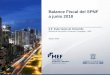 Balance Fiscal del SPNF a junio 2018 Fiscal a Junio 2018.pdf · Gastos Totales 5,355 4,436 919 20.7% ... Los proyectos de inversión del SPNF a junio 2018, alcanzaron la cifra de