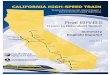 Fresno to Bakersfield Section - California High Speed Rail ... · Escondido San Diego East San Gabriel . Valley ... el Valle Central, ... EIR / Proyecto Suplementario EIS se extiende