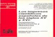 científicos españa/es los y XVI.digital.csic.es/bitstream/10261/91742/1/XXVI_imp_cient_vol_II-III.pdf · Libro del arte de las Comadres ••• Mallorca, H. de Cansoles, 1541