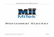 Horizontal Stacker - MiTek Residential Construction Industry · Horizontal Stacker Equipment Manual MiTek Machinery Division 301 Fountain Lakes Industrial Dr. St. Charles, MO 63301
