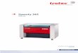 Speedy 360 - Trotec lasers for engraving, marking and cutting · Speedy 360 BA 8030_2.2_EN (12/2016) 8 / 92 1.3 Liability and warranty Warranty periods specified in the manufacturers